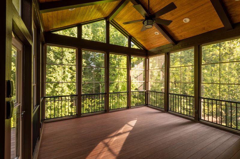 Sunroom with Custom Doors